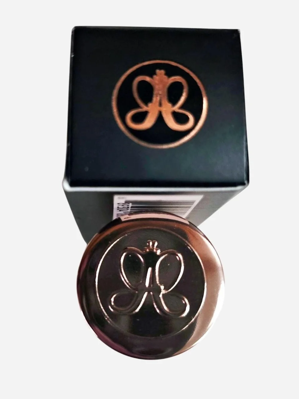 Anastasia Beverly Hills Satin Lipstick — Rose Gold Metallic Tube